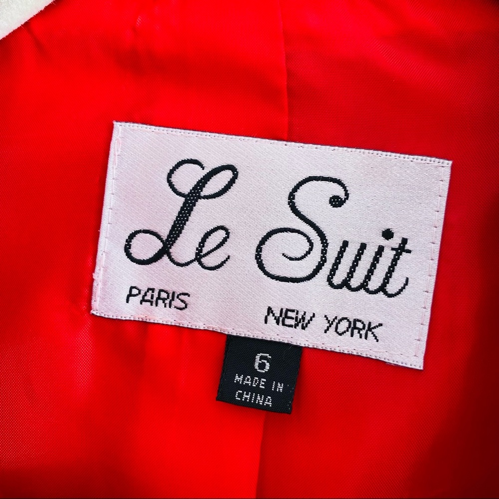 Le Suit red blazer jacket - Picture 5 of 7